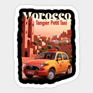 Tangier Petit Taxi Sticker